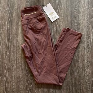 Whitney Simmons V2 cherry chocolate leggings. NWT.